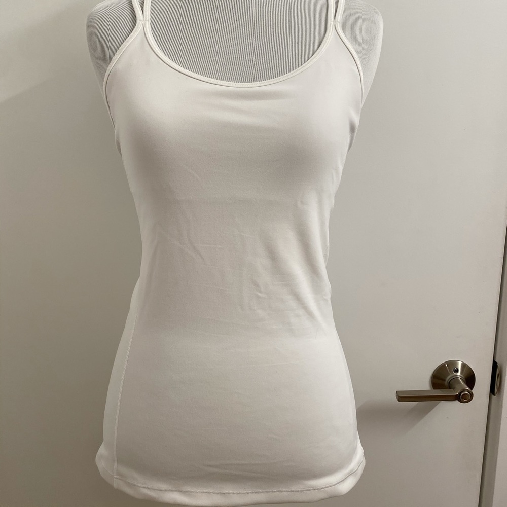 White Free To Be Activewear Top